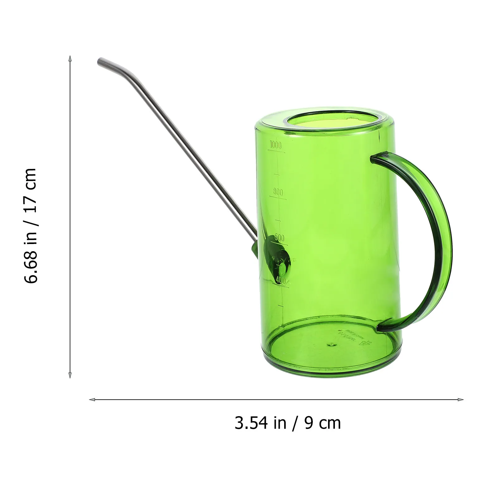Portable Long Mouth Watering Can Large Capacity Garden Pot with Ergonomic Handle for Home Office Garden Flower Watering