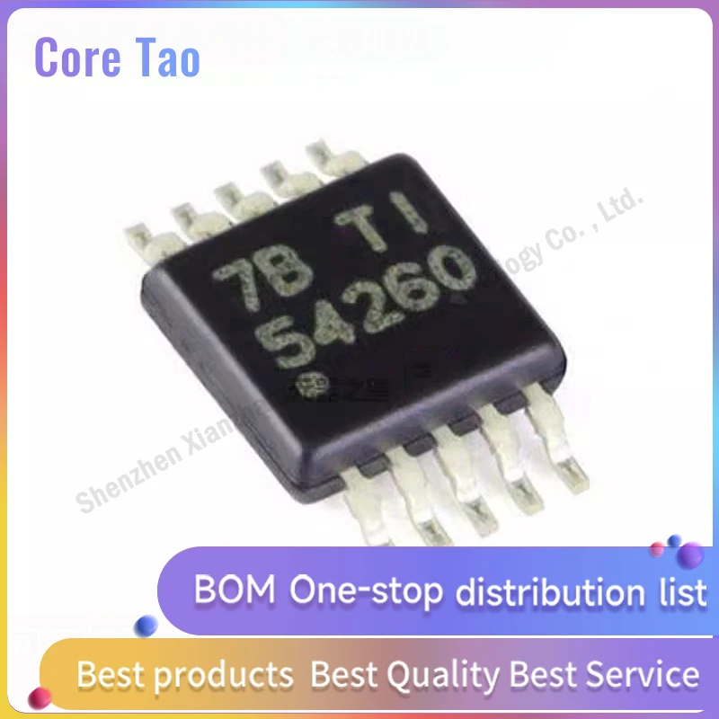 5pcs/lot TPS54260DGQR MSOP-10 Screen printing 54260 Buck converter power chip in stock