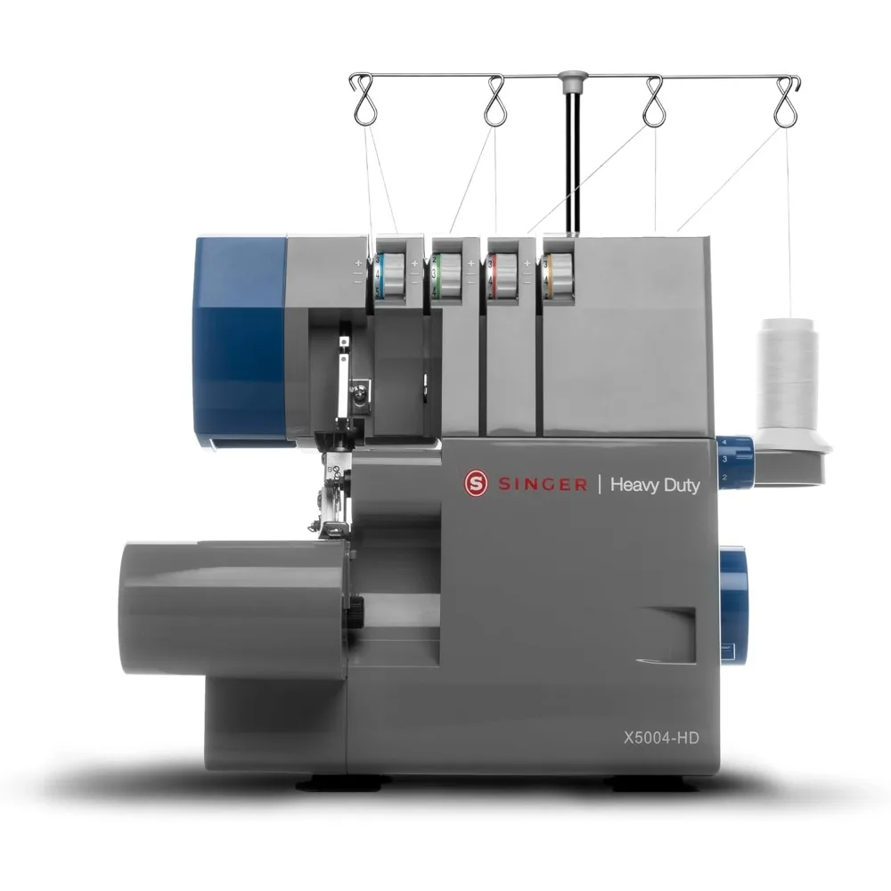 

X5004-HD Metal Frame Serger & Overlock Machine | 2-3-4 Stitch Capability, 8 Built-In Stitches, 1300 Stitches per minute