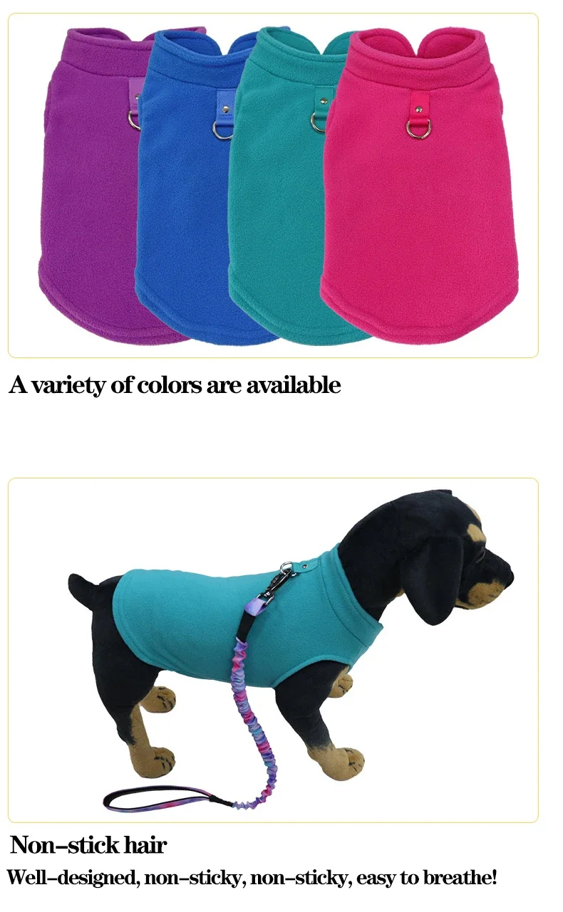 Hundebekleidung, Wolljacken, Chihuahua-Kleidung & Zubehör, Kostüme für Hunde, Bulldoggen, Haus & Garten, Frankreich, Wärmeweste für Welpen – Detail 9