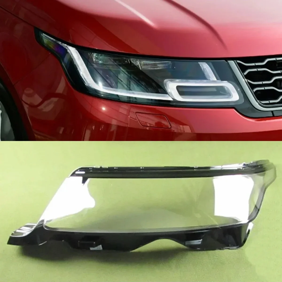 

For Land Rover Range Rover Sport Edition Headlight Transparent Cover Lampshade Shell Headlamp Lens Plexiglass 2018 2019 2020