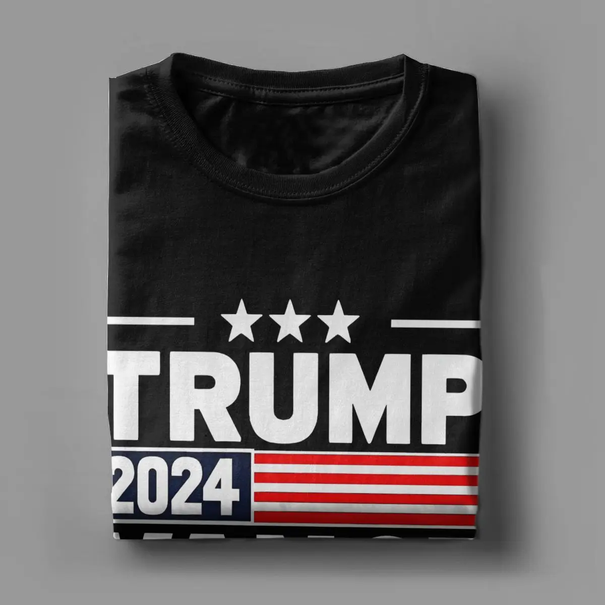 Camiseta de Trump Vance para hombre y mujer, camisa impresionante de elección presidencial, ropa estampada 2024 de algodón, verano, 100%