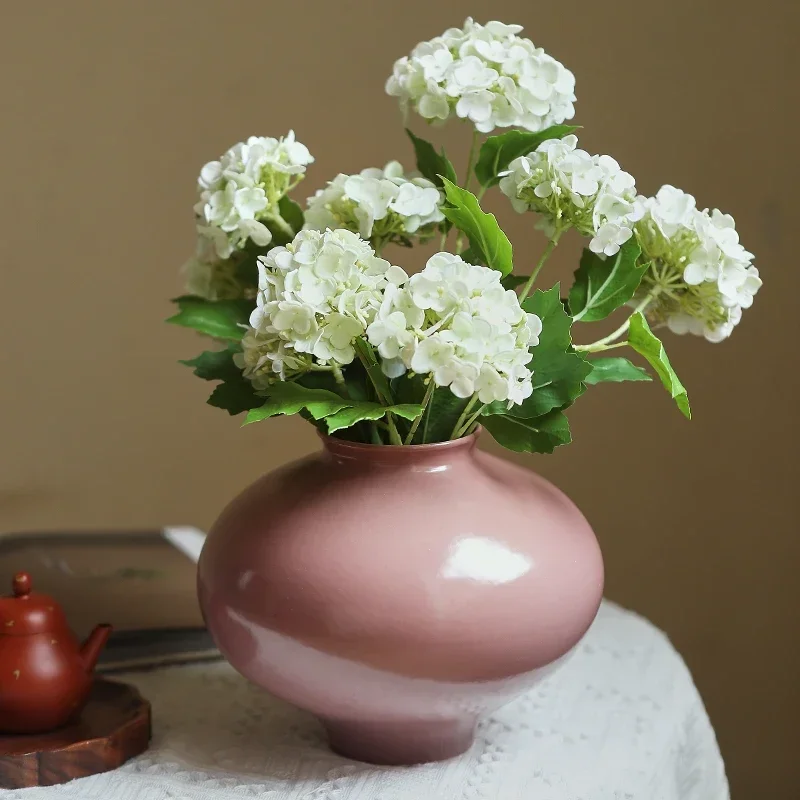 

Tao Meiji Modern Simple Home Decoration Ceramic Vase Art Living Room Flower Arrangement Ornaments Flower Arrangement