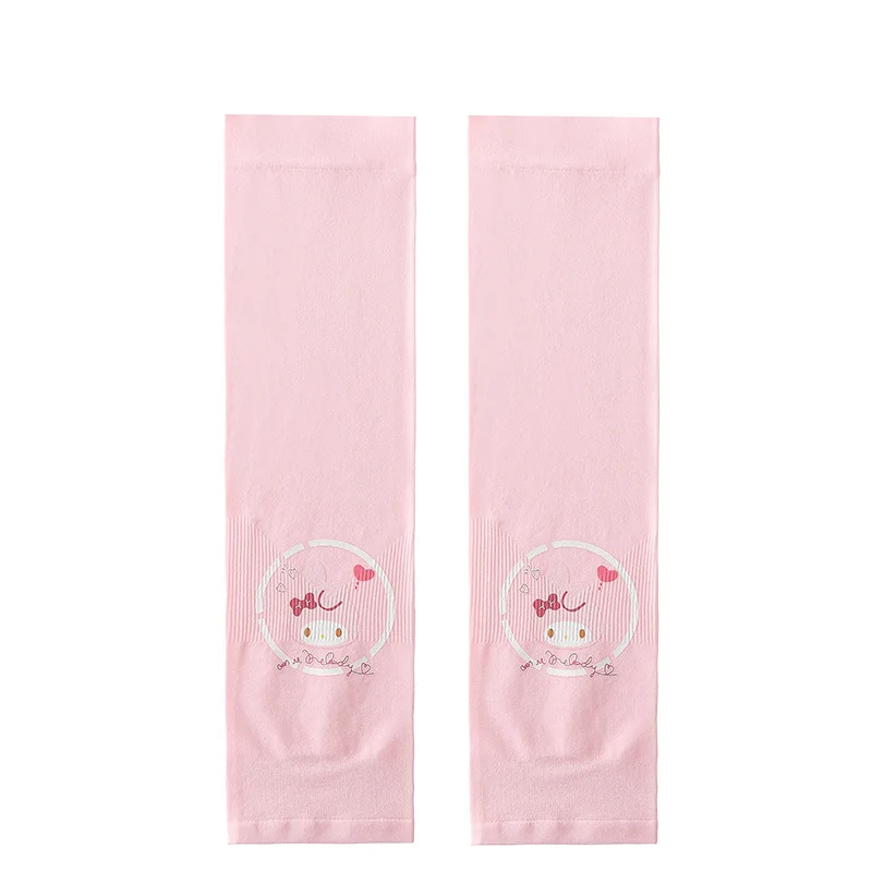 2025 Sanrio Ice Sleeve Kawaii Miniso Mymelody Kuromi Japanese Summer Cartoon Outdoor Uv Protection Sunscreen Sleeve