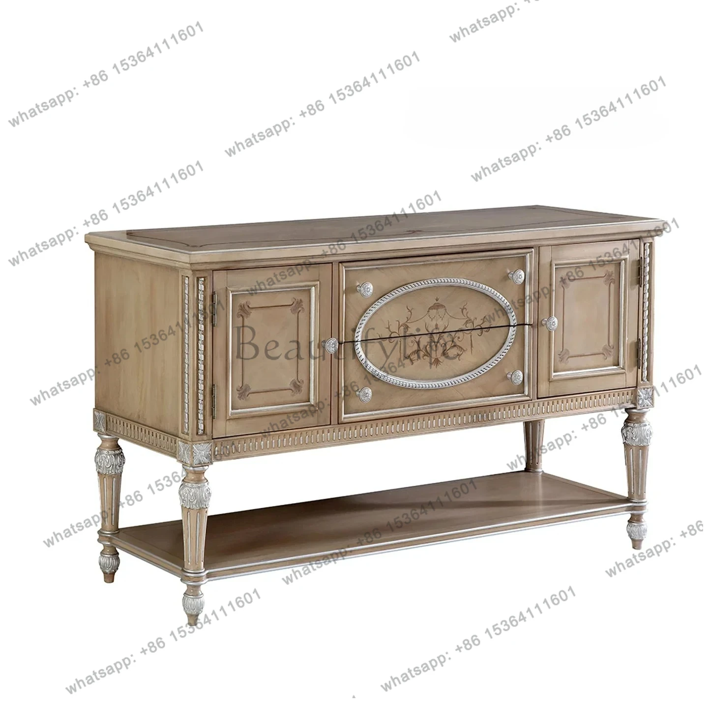

American rural retro solid wood porch cabinet entry foyer decorative cabinet European locker display cabinet