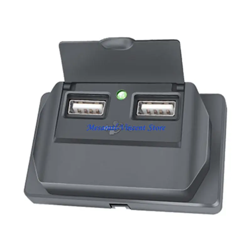 

A70F PD Type C 3.1A USB Car Socket 12/24V for Motorbike Truck Power Adapter