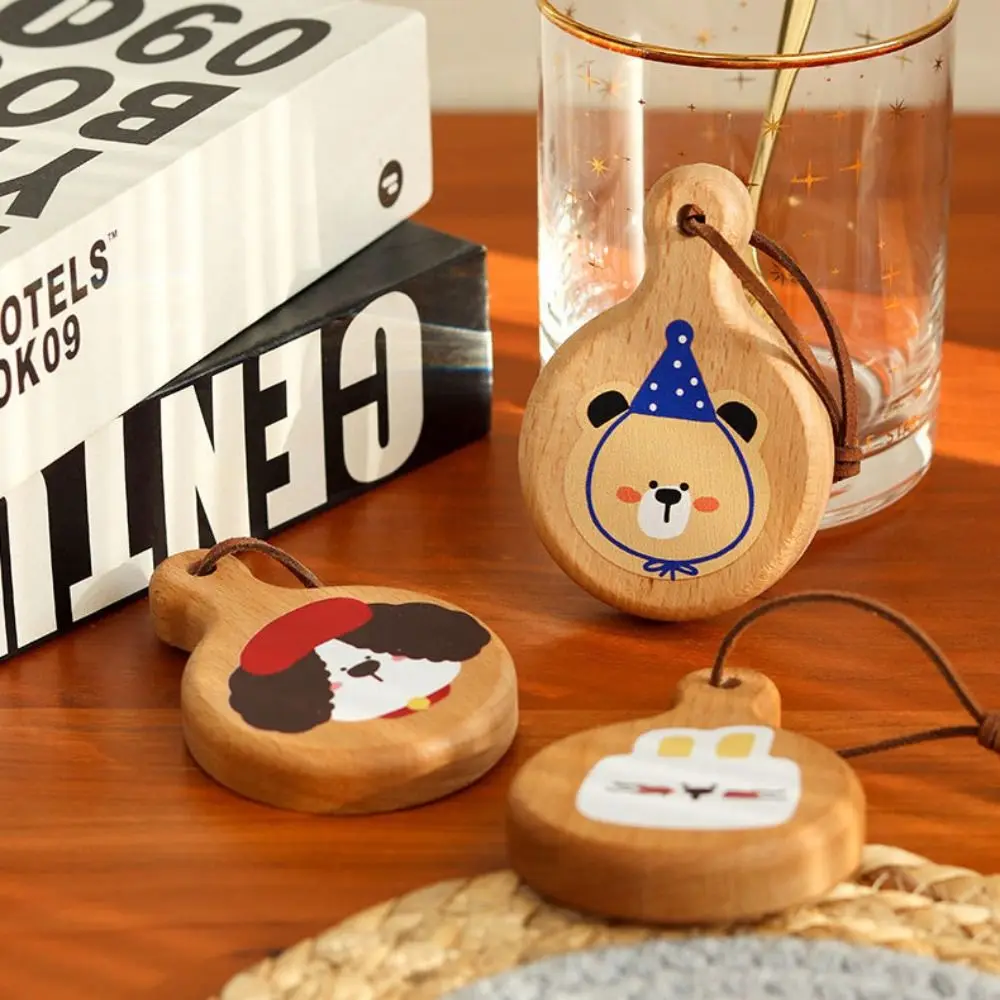 

Wooden Bottle Opener Cute Cartoon Refrigerator Sticker Creative Multifunctional Fridge Magnet Wedding Party Favor Gift