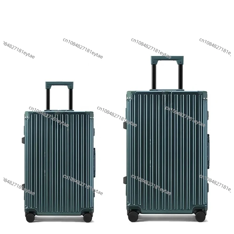 YX16730 High Quality Aluminum Luggage Sets 3 Pc Suitcase Set Wholesale Suitcases Travel Bags Trolley with Hooks TSA Lock