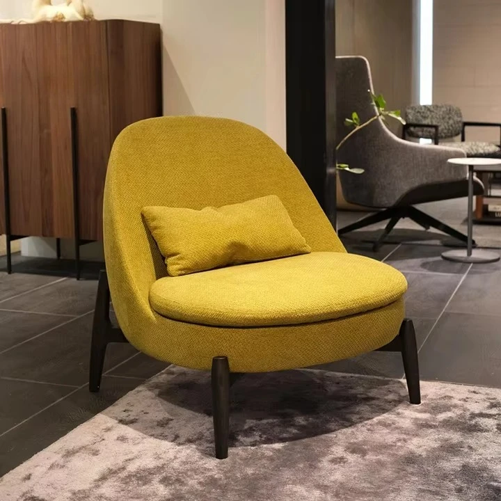 

Modern Villa Hotel Coffee Shop Apartment Recliner Leisure Accent Casual Lounge Chair Lobby Reception Living Room Chair