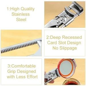 Adjustable bottle opener, stainless steel, wine opener, beer, work economy, spice, cans, kitchen tools, bar accessories Main Tin Sales - №6