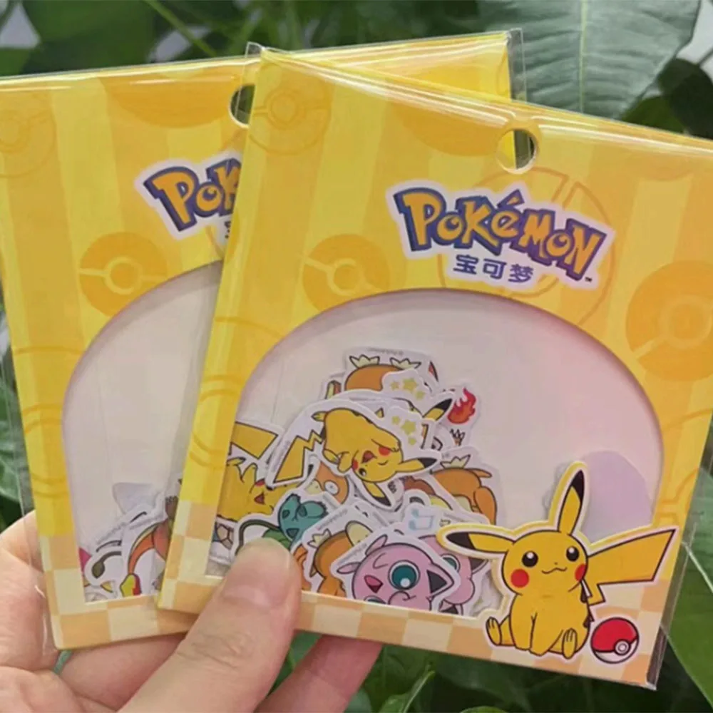 Genuine Pokemon Journal Stickers Anime Pikachu Eevee Psyduck Scrapbook Planner Diary Decor Sticker Fans Toys Gifts view 6