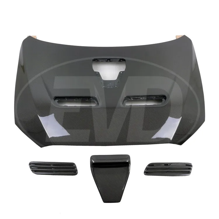 

FOR MITSUBISHI EVOLUTION EVO 10 2008-2015 OEM STYLE CARBON FIBER HOOD (WITH AIR DUCT)