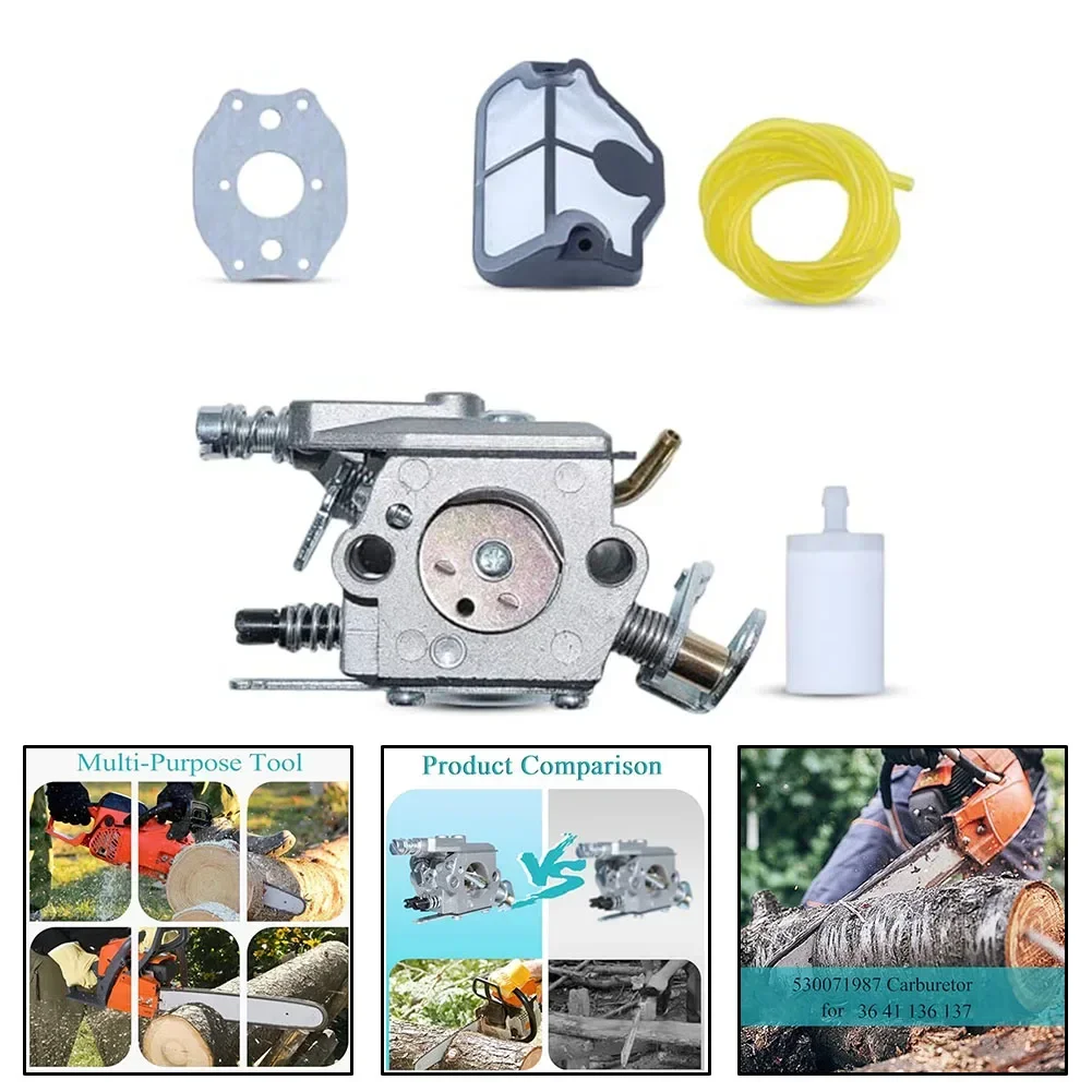 Brand New Double To Use High Quality Chainsaw Carburetor Air Filter Carburetor Set 530071987 Chainsaw With Air Filter