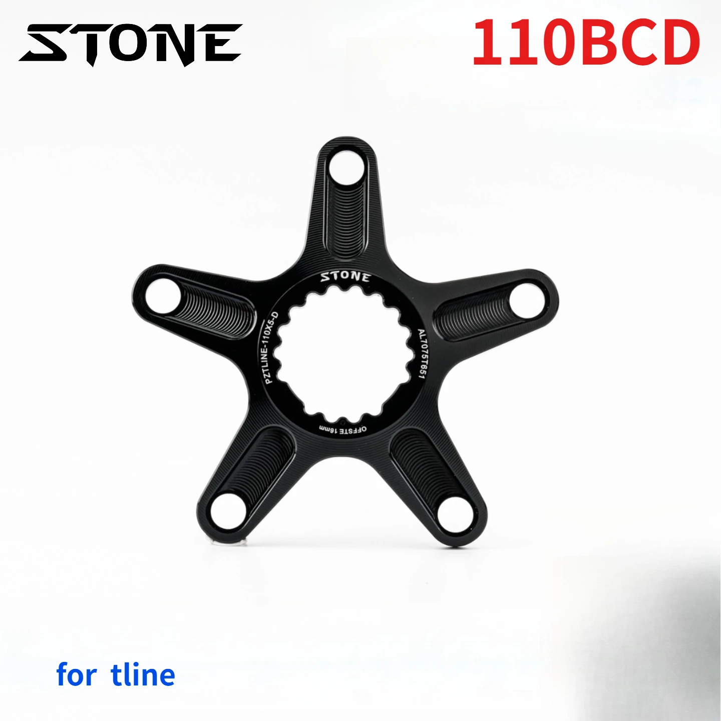 

Звездочка STONE Spider 110bcd для шатунов складного велосипеда Brompton tline