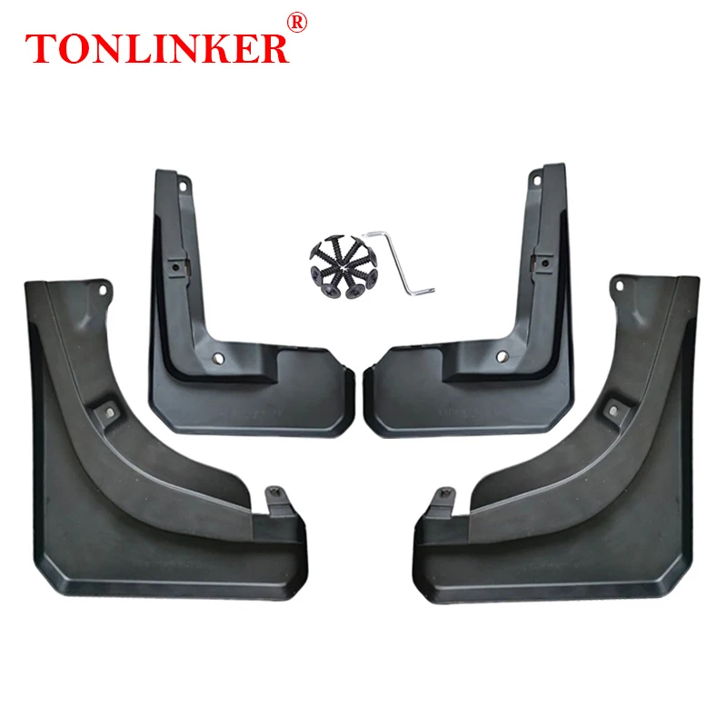 TONLINKER Car Mudguard For Jetour T2 Traveller 2023 2024 Mudguards Splash Guards Fender Auto Front Rear Mudflaps Car Accessories