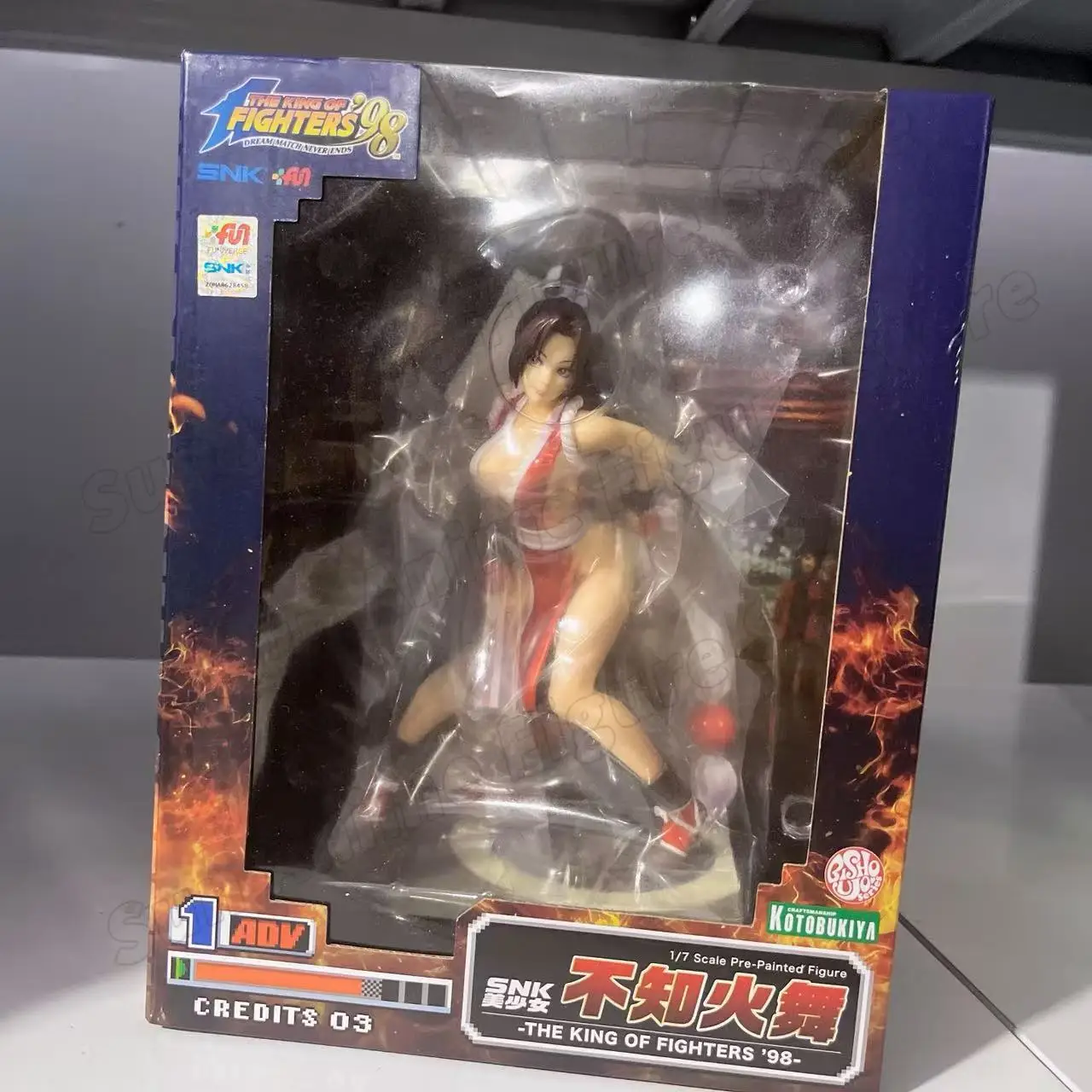 

24-hour Shipping Kotobukiya SNK Beautiful Girl Statue SNK Beautiful Girl THE KING OF FIGHTERS '98 Shiranui Mai 1/7 PVC 21cm