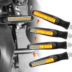 Motorcycle LED Turn Signal Light Indicators Flashing Rear Tail Brake Flasher Light Stop Signal Light Moto Accessories Lamp