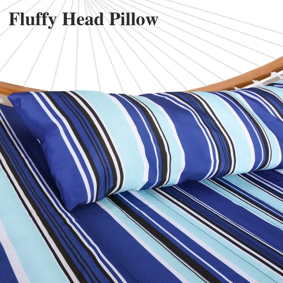 Hammocks Outdoor Portable Hammock with Stand, 475 lbs Capacity, Heavy Duty Double Hammock with Stand Included, Patent Pending, B