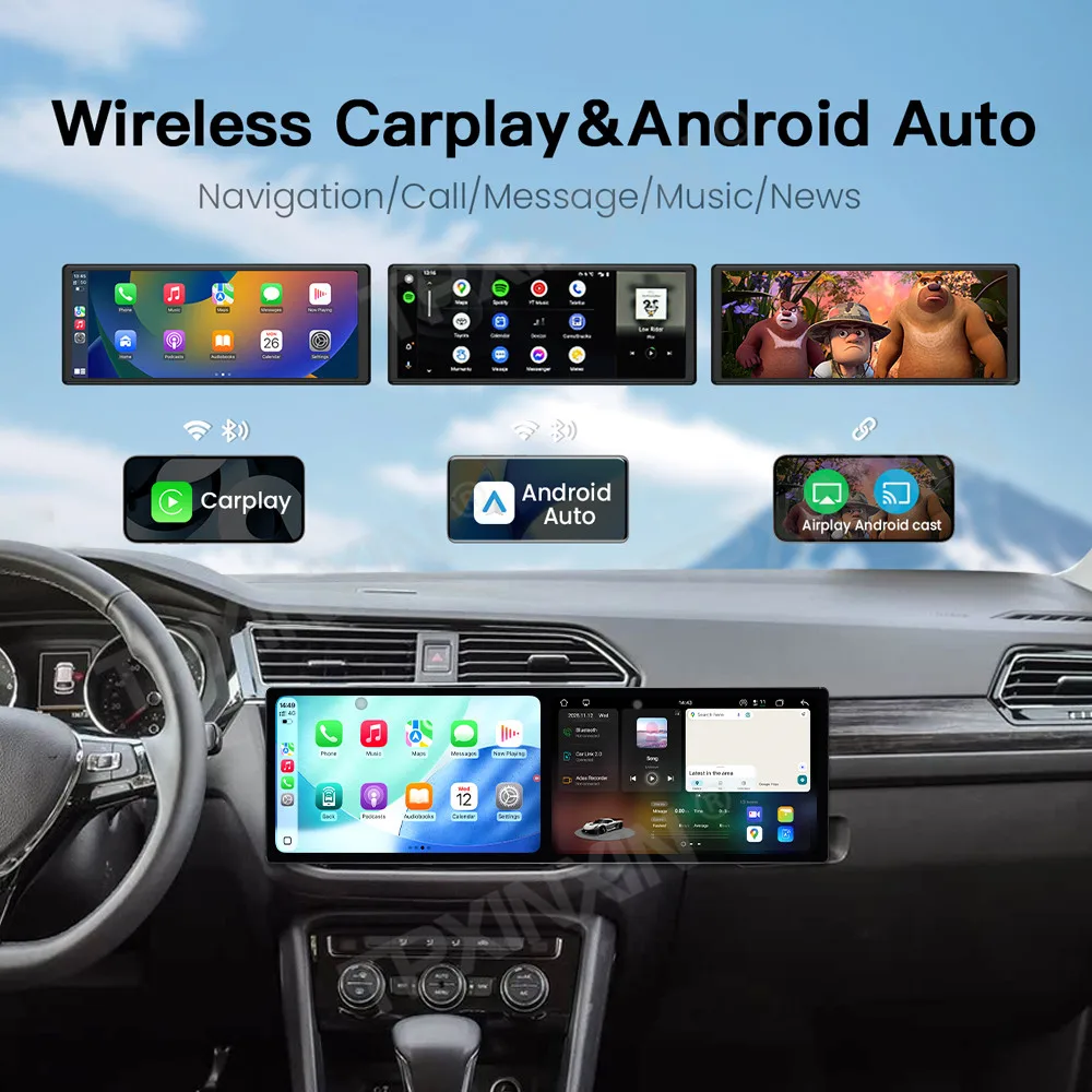 

10.1 Inch Screen Car Radio For Volkswagen Tiguan 2017-2021 Android GPS Navigation Multimedia Video Stereo Receiver Head Unit