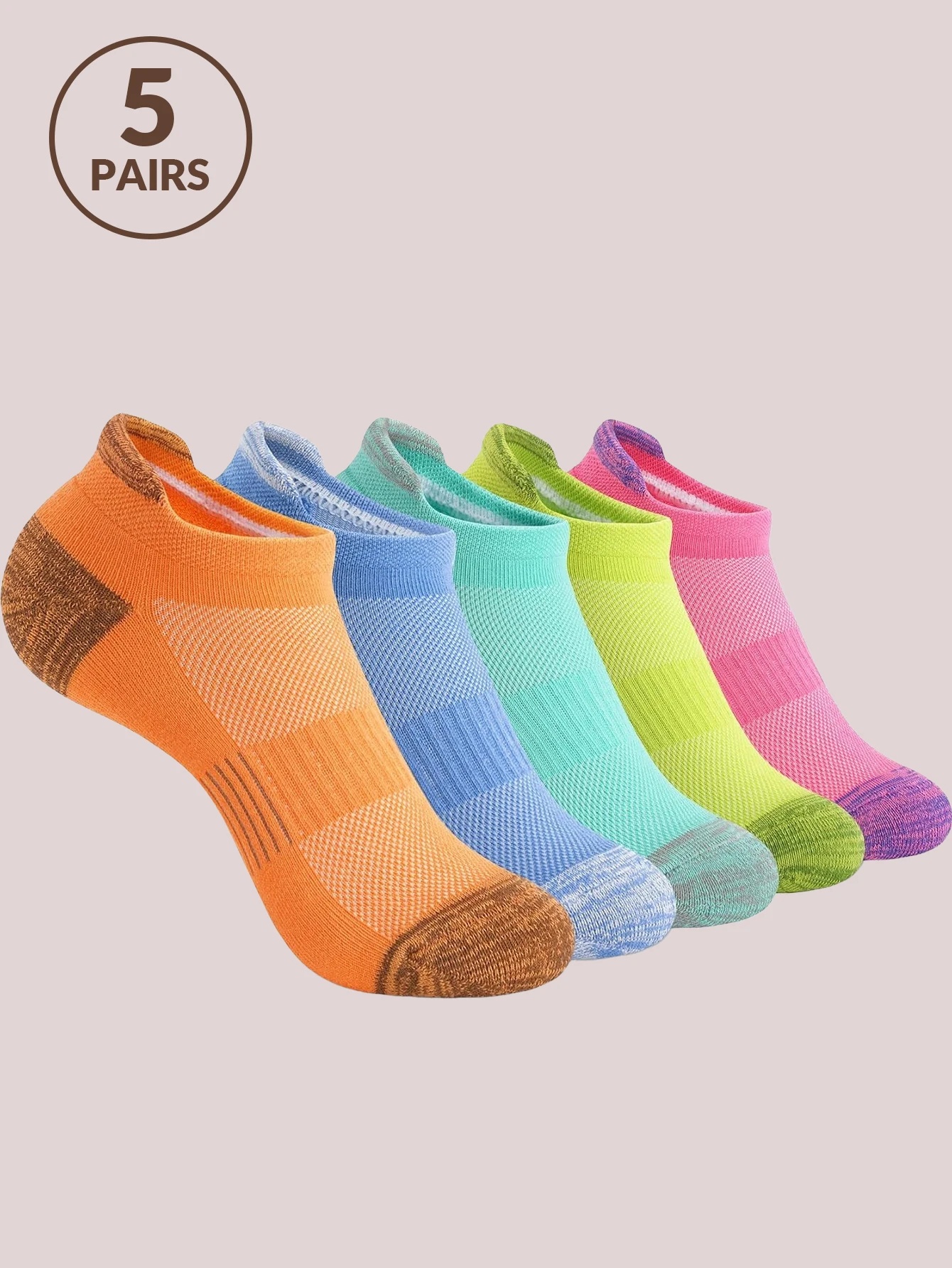5/10 pares mulheres correndo meias basquete respirável anti deslizamento esporte barco meias tornozelo masculino casua socksl