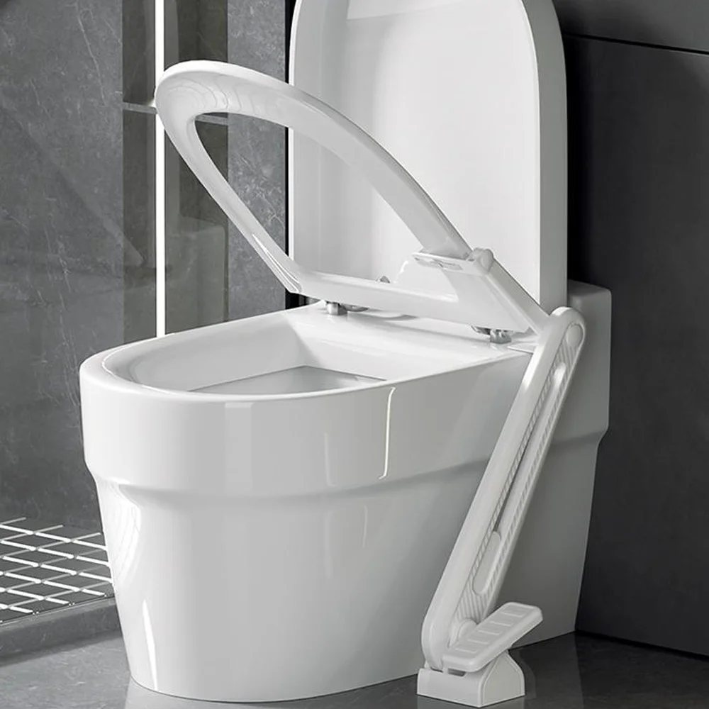 Non-Contact Foot-Operated Toilet Seat Opener, Dirty-Free Hand Toilet Lid Lifter