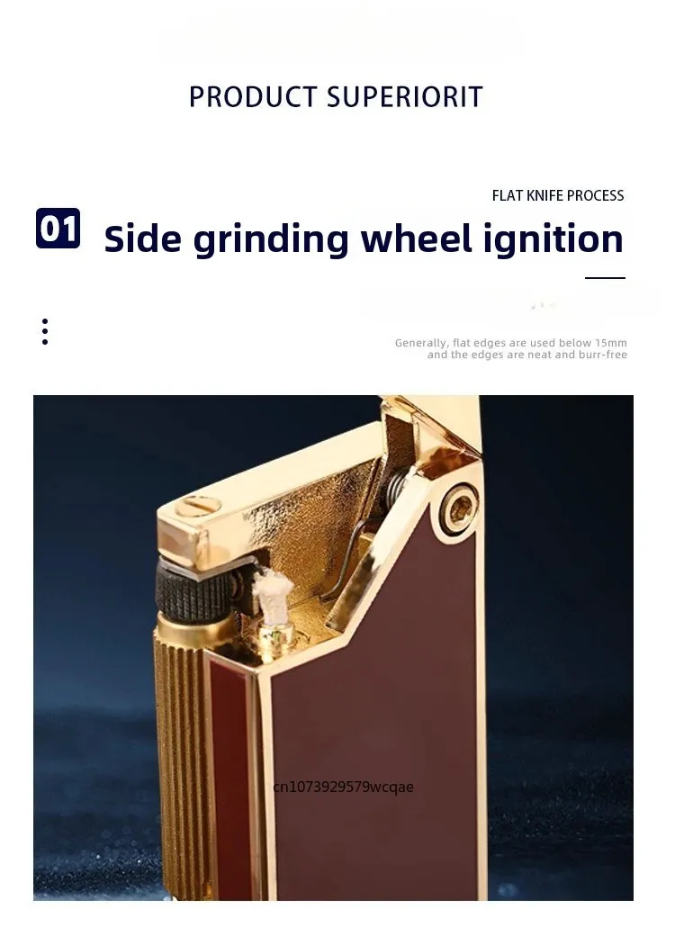 ZORRO Automatic Pop-up Fuel Lighter, Narrow Side Slip Grinding Wheel Ignition, Resin Craftsmanship, High-end Exquisite Gifts