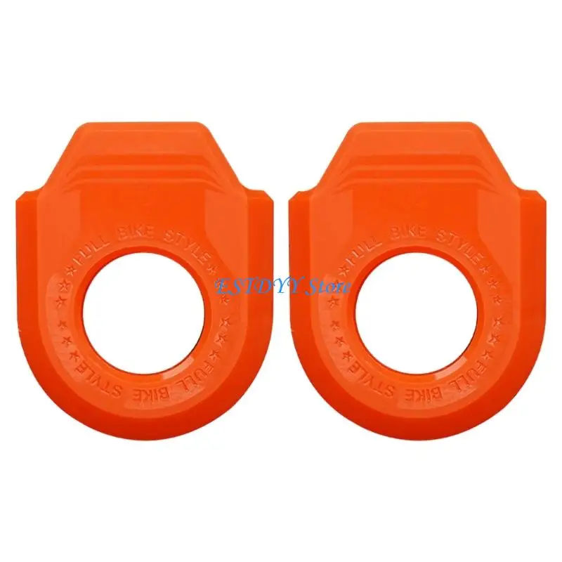 G6DE 1Pair Bicycles Crank Cover Protector Sleeve Pedal Crankset Protective Case Bicycles Crank Boot