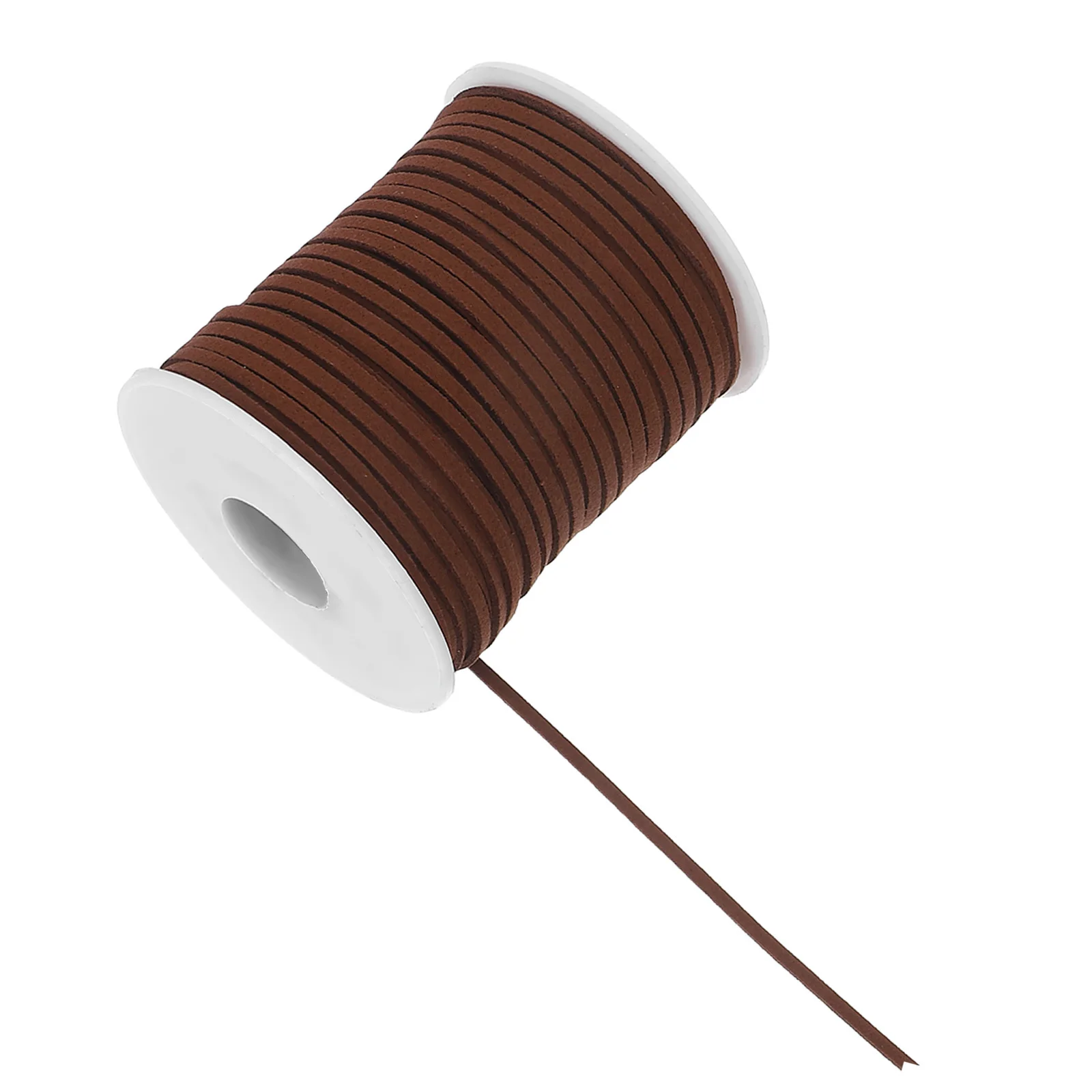 

1 Roll Faux Suede Cord Flat Braided for DIY Jewelry Crafting Bracelet Making Bouquet Wrapping Decorative Faux String