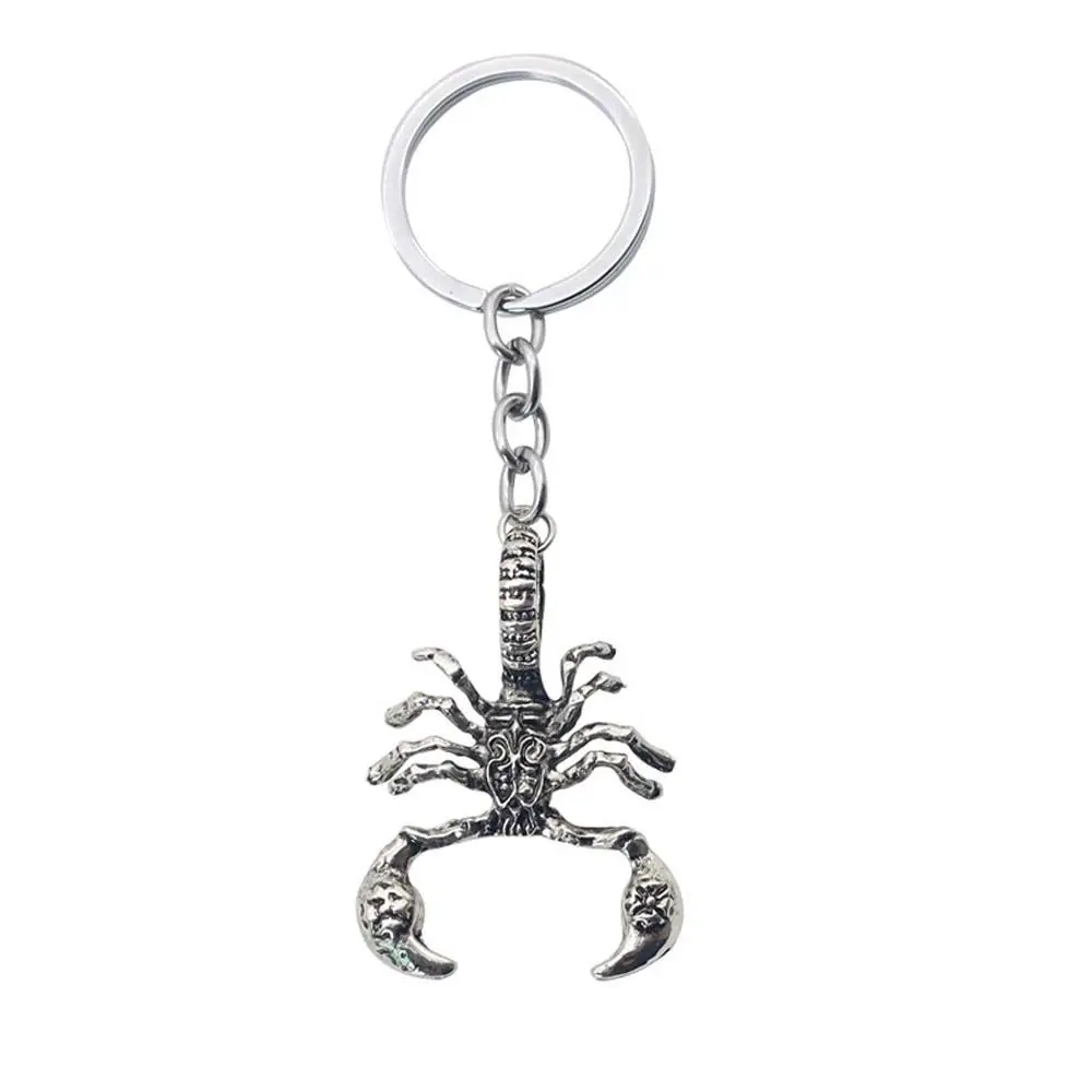 Vintage Personality Bag Pendant Car Accessories Animal Scorpion King Shape Car Key Chain Keyfob Keychain Key Rings