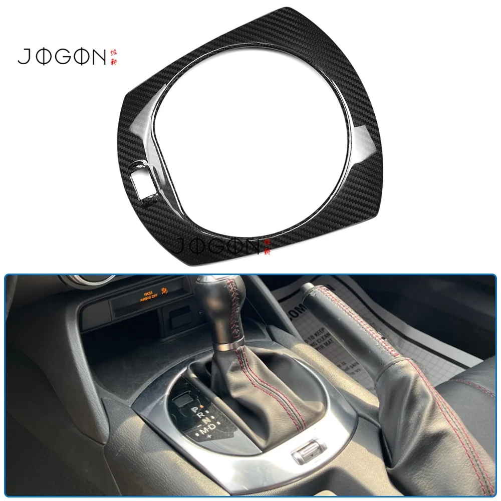 

AT-для Fiat 124 Abarth 124 2016-2025, сухое углеродное волокно, салон автомобиля, центральная консоль, панель переключения передач, накладка, аксессуары