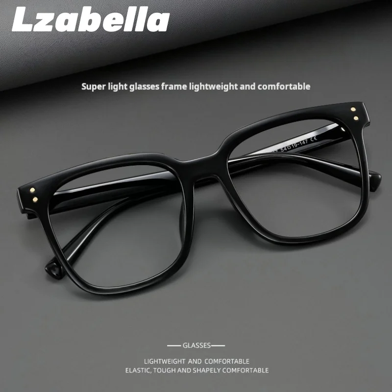 

Lzabella Classic Anti-blue Light Computer Eye Glasses Frames for Men Vintage Square Plastic Glasses Frame Women 83017