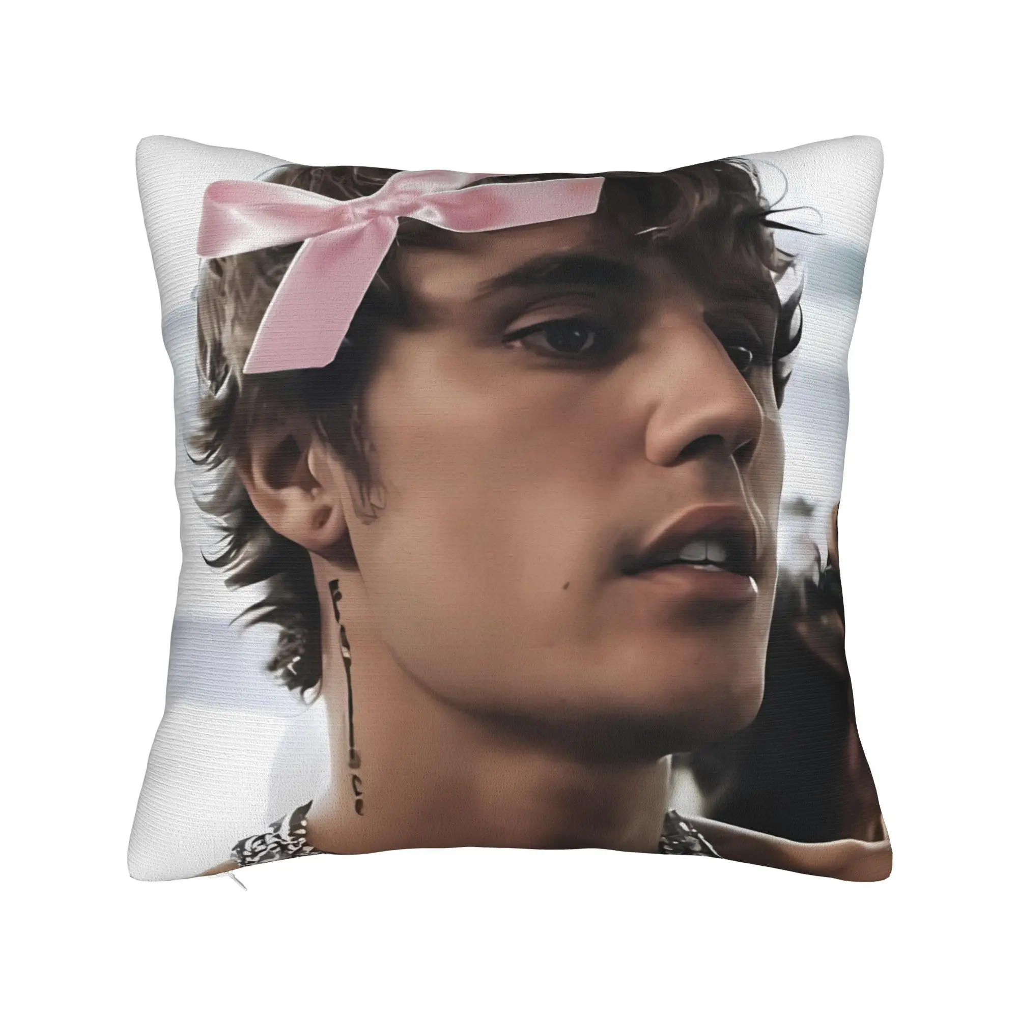 Bieber 2026 Tour Pillow Cover  Comfy Cushion Cover Morden Pillow Case For Living Room Chair
