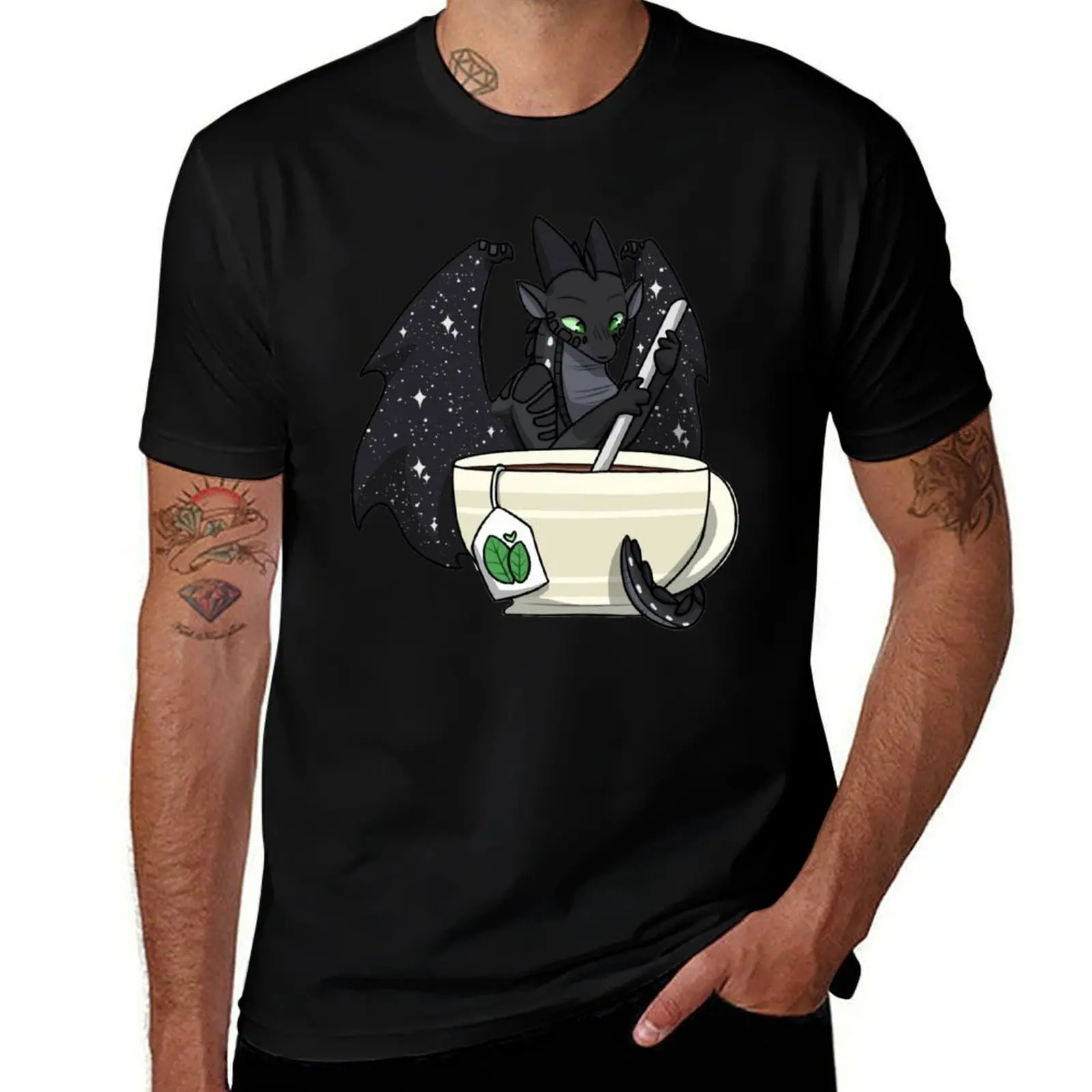 Starflight with Tea T-Shirt t shirt man designer T-Shirt