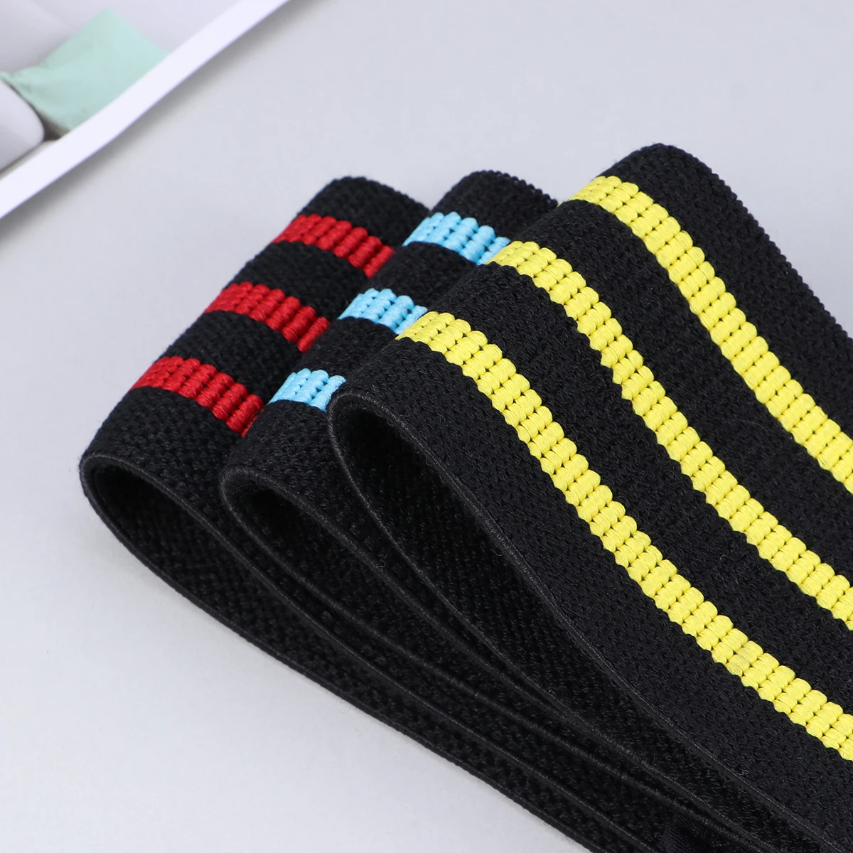 

3 Pcs Yoga Tension Belt Elastic Band Exercise Fitness Bands Resistance Hip Stripe