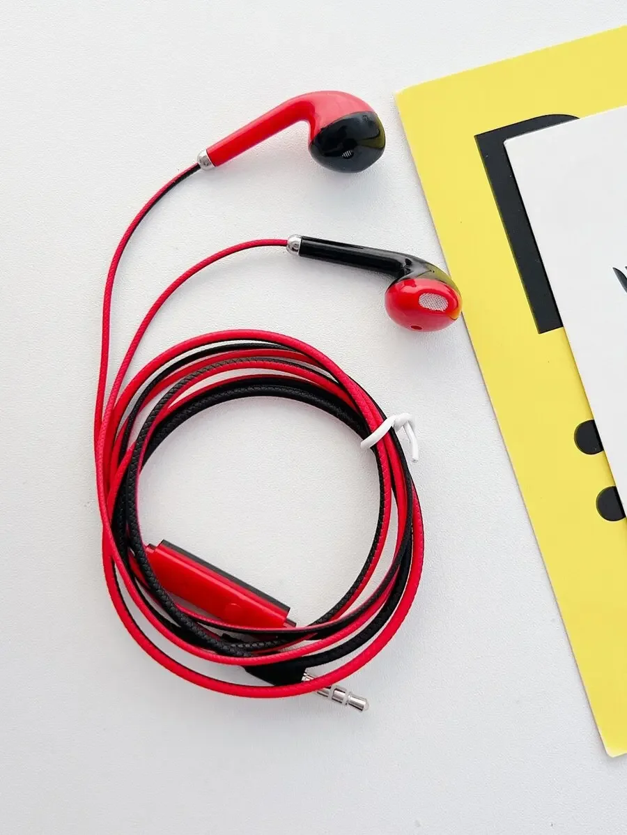 U19 Color-Block Wired Earphones - Green/Yellowsss