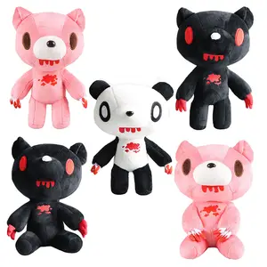 NEW Gloomy retailer Bear 8” Plush SET of 3 White Pink Black