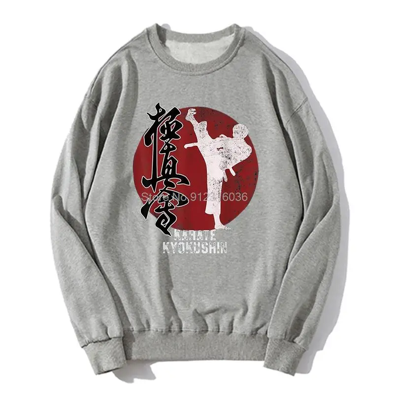 Japanese Kyokushin Hoodie Karate Martial Art Gift Hoodies Men Sweater Unisex O-Neck Pullovers Sweatshirt Harajuku Streetwear