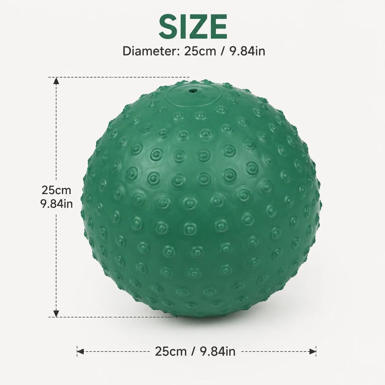 25cm 텍스처드 운동볼, 코어 트레이닝, 밸런스 및 - Pilates Yoga Ball Workout 리뷰 및 가격