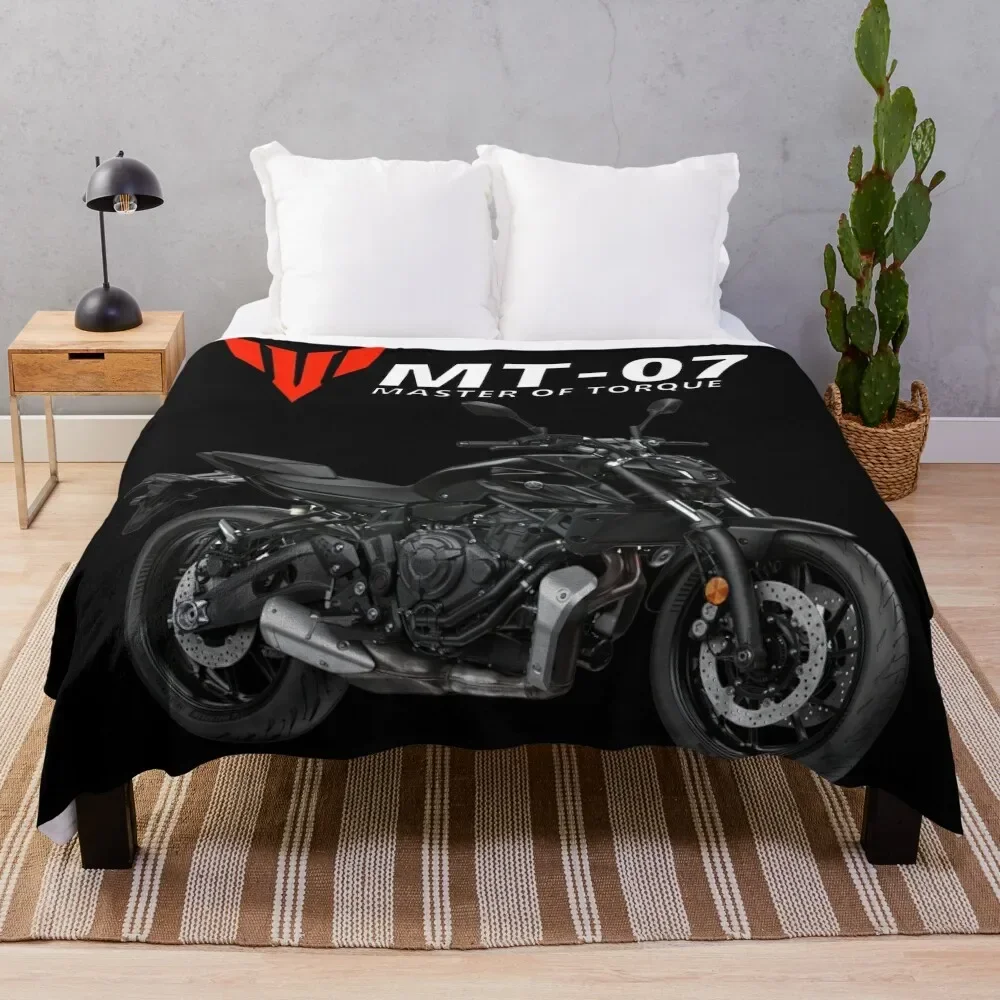 

MT-07 Motorcycle Throw Blanket Fashion Sofas Loose warm for winter Vintage Blankets