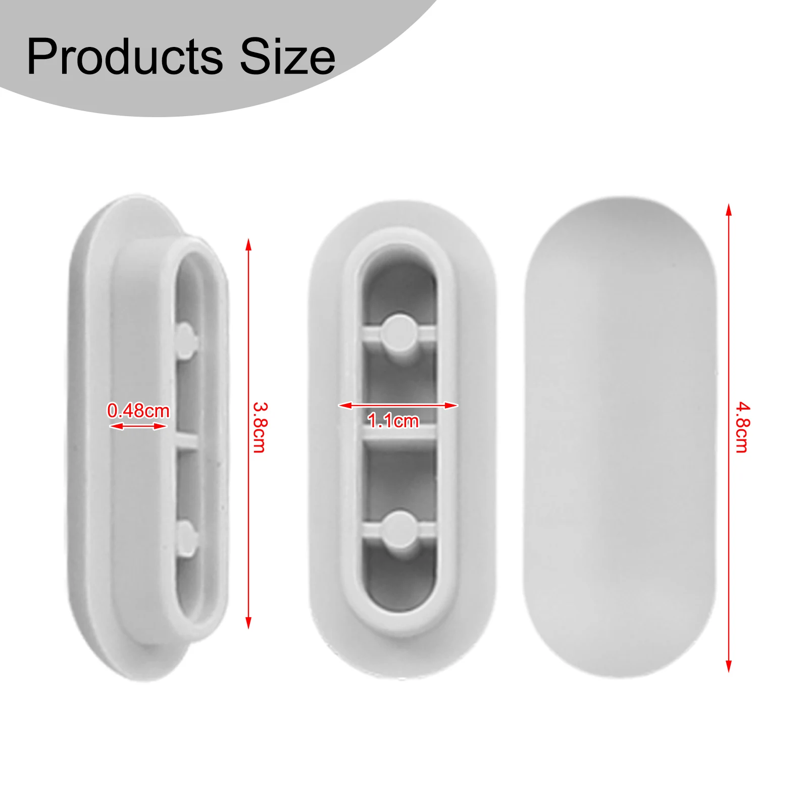 Bathroom Accessories Sets 12x Toilet Seat Top Cover Cushion Protect Shock-proof Buffers Bumpers ABS+TPE Replacement Pads Parts