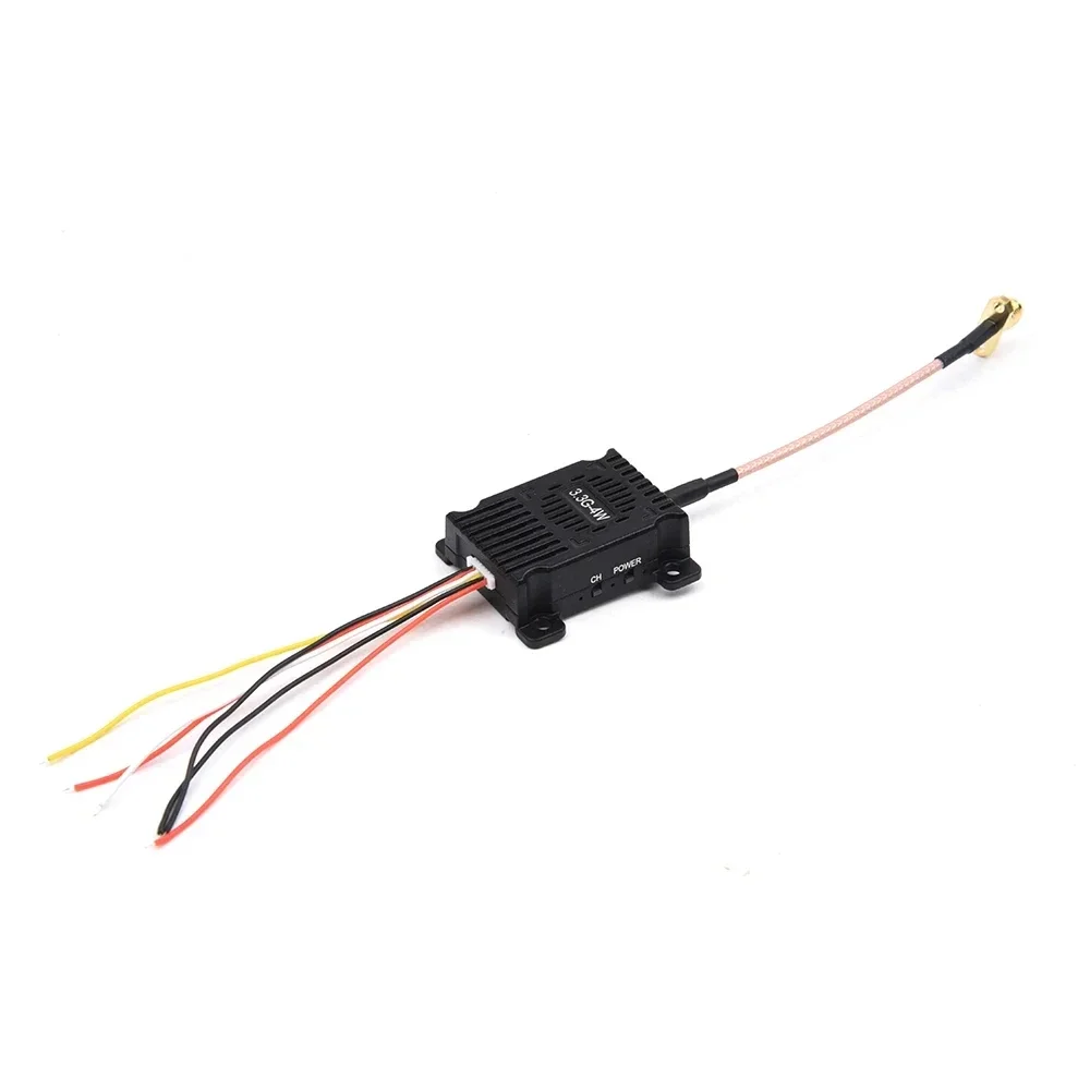 3.3G 4W FPV VTX 8CH 4000mW Module 3.3Ghz FPV Video Transmitter VRX Receiver Kit for FPV Long Rang Racer Drone Multirotor