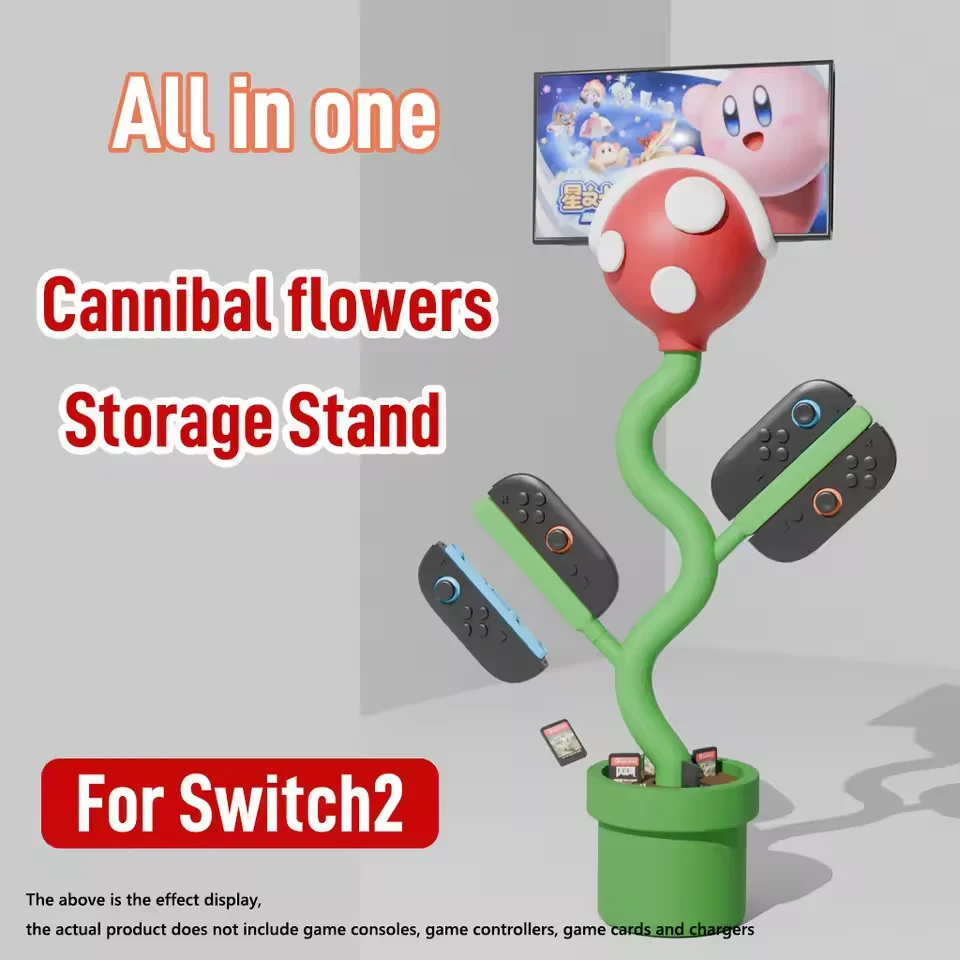 

Зарядная станция Chomper с док-станцией для 4 контроллеров Joy-Con и держателем для 10 карт памяти, подставка для зарядки для Nintendo Switch с выходом HDMI