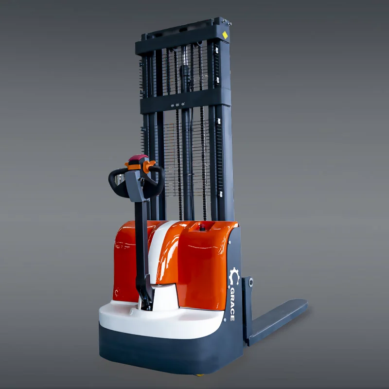 Stand on Driving 1.5ton 2 Ton 3m Fully Automatic Electric Forklifts view 3