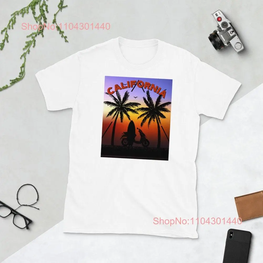 California sunset surfer shirt design Tourist long or short sleeves