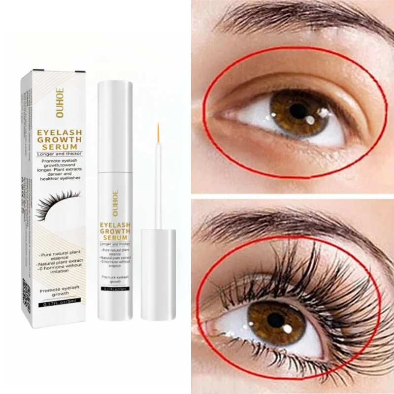 Fast Eyelash Growth Serum 7 Days Natural Eyelashes Enhancer Longer Thicker Eyebrows Lift Eye Care Fuller Lashes Care Products