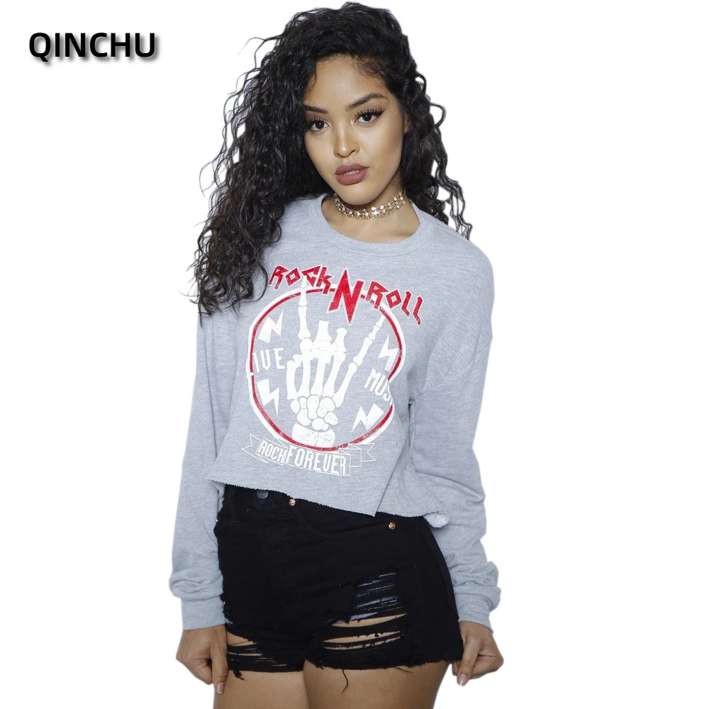 QINCHU 80% Pure Cotton Ripped Denim Shorts Trendy High-Elastic Women's Shorts