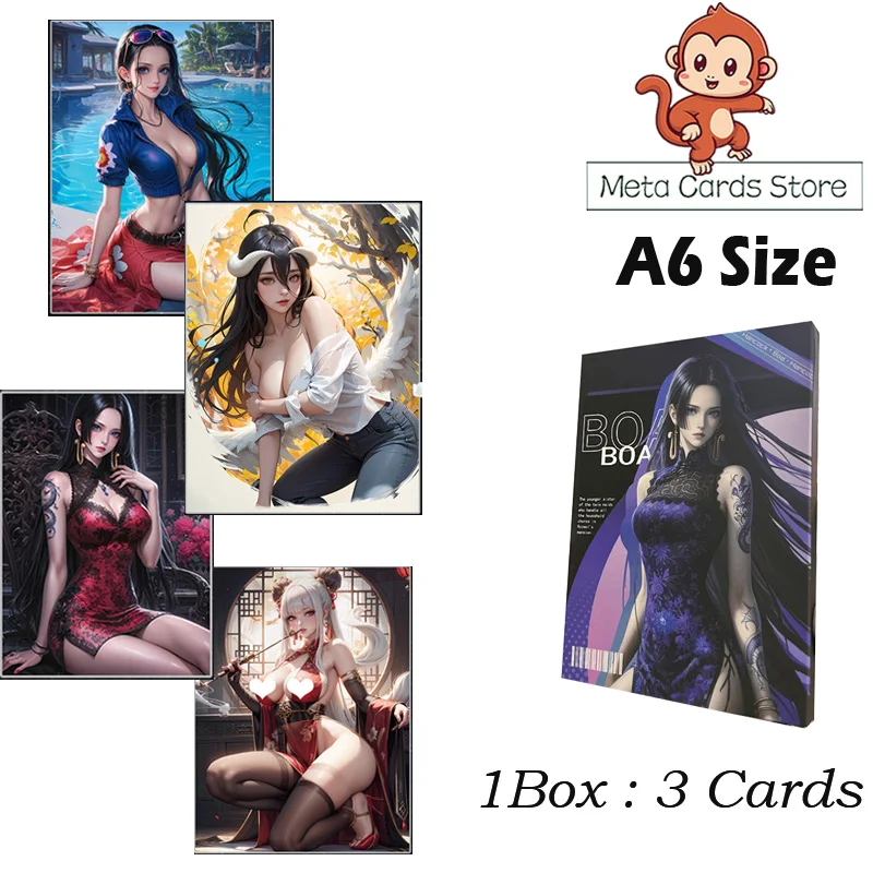 Sweet Talk A6 Goddess Card Boa Anime Game Doujin Waifu Card Hobby Collectible Card Booster Box Spicy Board Toy Gifts
