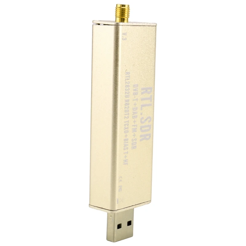 2X SDR Receiver V3 Pro Rtl2832 Rtl2832u R820T2 SDR RTL For 100Khz-1.7Ghz UHF VHF  AM FM