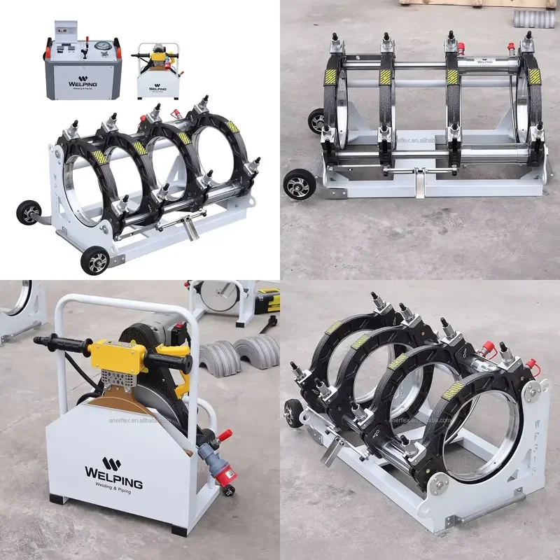 for WELPING Portable Automatic HDPE Hydraulic Thermofusion Butt Welding Machine 90-315mm 5.85kW Pipe Fusion Welder Plastic