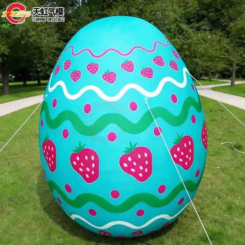 

Fast Ship Gaint Inflatable Easter Eggs Balloon For Holiday Decoration Blow Up Giant Inflatable Easter Ground Balloons for Sale